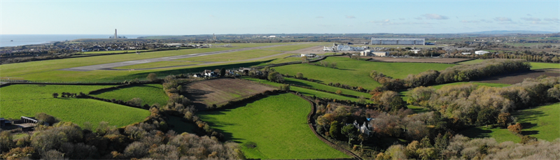 Web banner aerial view